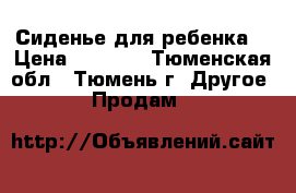 Сиденье для ребенка. › Цена ­ 1 500 - Тюменская обл., Тюмень г. Другое » Продам   